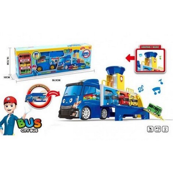 Продукт RTOYS - Автовоз музикален с 3 автобуса - 0 - BG Hlapeta